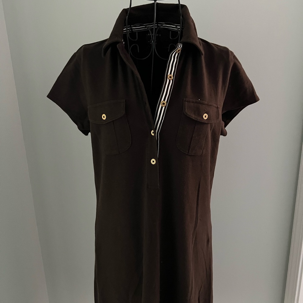 Lands end brown shirts dress